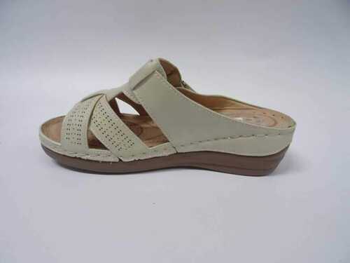 Klapki damskie 7ASG702-2.BEIGE (36/41,12par)