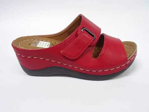 Klapki damskie 7AW351-4.RED (36/41,12par)