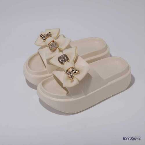 Klapki damskie   7AWS9056-8.BEIGE  (36/41,12par)