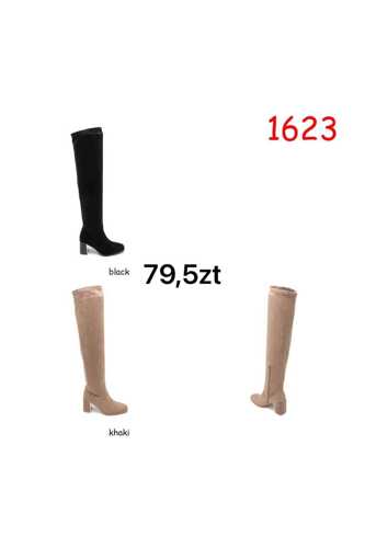 Kozaki damskie 7A1623.BLACK (36/41,12par)