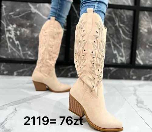 Kozaki damskie 7A2119.BEIGE (36/41,12par)