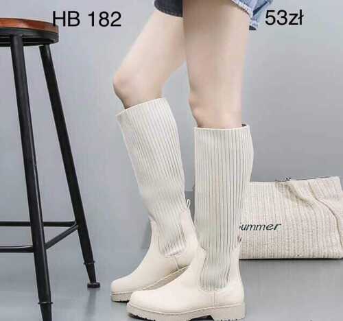 Kozaki damskie 7AHB182.BEIGE (36/41,12par)