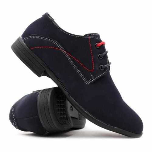 Półbuty chłopięce 7AAB127B-3.NAVY/RED (36/41,12par)