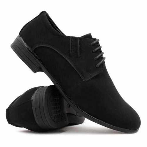 Półbuty chłopięce 7AAB925B-18.BLACK (36/41,12par)