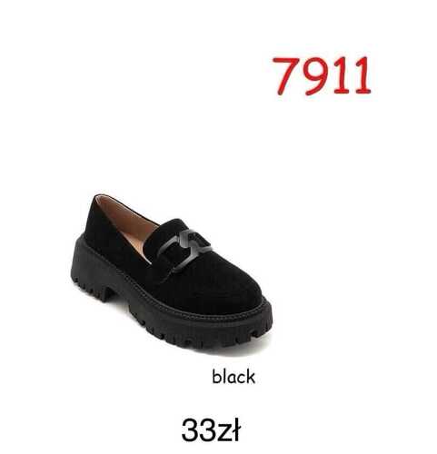 Półbuty damskie   7A7911.BLACK    (36/41,12par)