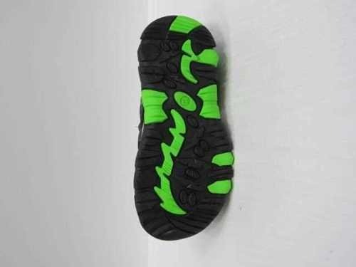 Sandały chłopięce 5AAB207.BLACK/GREEN (33/38,12par)