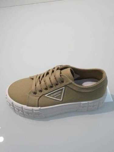 Trampki damskie 7AZY201-63.KHAKI (36/41,12par)