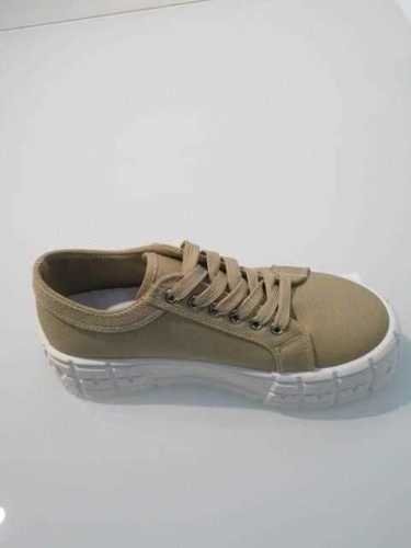 Trampki damskie 7AZY201-63.KHAKI (36/41,12par)