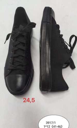 Trampki męskie 9A3917-1.ALLBLACK (41/46,12par)