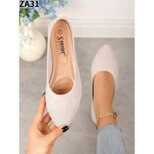 Balerinki damskie  7AZA31.BEIGE   (36/41,12par)