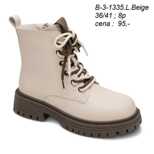 Botki damskie 7AB-3-1335.BEIGE (36/41,8par)