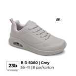 Buty sportowe damskie 7AB-3-5080.GREY (36/41,8par)