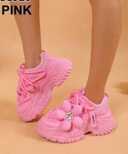 Buty sportowe damskie   7ABL526.PINK   (36/41,12par)