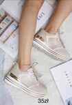 Buty sportowe damskie  7AHQ295.BEIGE    (36/41,12par)