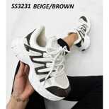 Buty sportowe damskie 7ASS3231.BEIGE/BROWN  (36/41,12par)