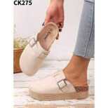 Klapki damskie  7ACK275.BEIGE  (36/41,12par)