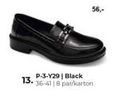 Półbuty damskie 7AP-3-Y29.BLACK (36/41,8par)