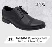 Półbuty męskie  9AP-4-7004.BLACK  (41/46,8par)